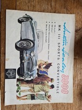 Austin Healey 3000 Mk 111 Original Brochure