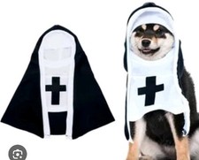 Pet Nun Costume - Medium