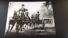 British Army Photo: Kings Troop, Royal Horse Artillery in Hyde Park c. 1970s