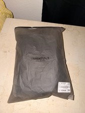 Essentials Fear of God Men's Black Sweat Shorts Drawstring Pockets Casual