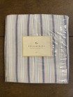 Pottery Barn Montauk Stripe Bedskirt Full Size NEW Red, White, & Blue Nautical