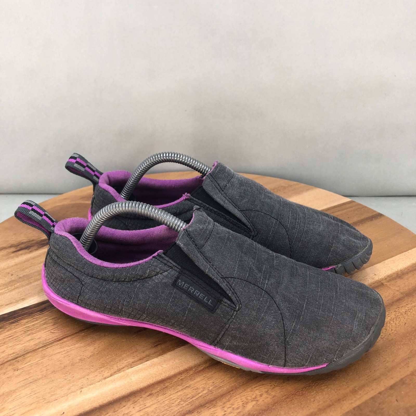 Merrell scarpe slip on minimaliste a piedi nudi casual passeggio grigio viola donna 6