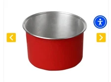 NEW Original Whirley Pop Popcorn Popper Red Pot Genuine 6 quart Replacement Part