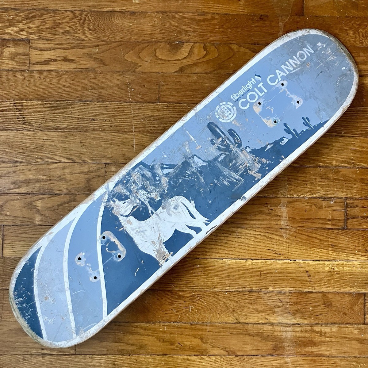 Vintage Element Colt Cannon 2004 Pro Fiberlight 7.75” Skateboard