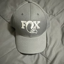 Fox Gray Solid Adjustable Baseball Cap Hat Logo One Size Men Casual