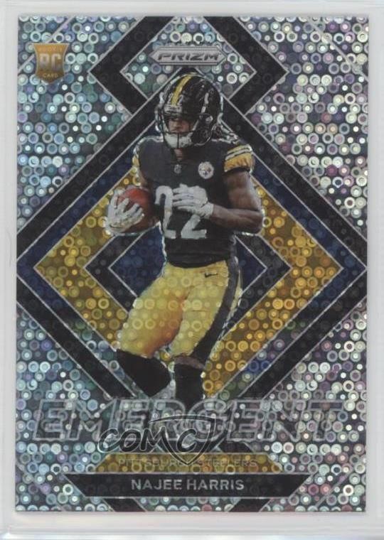 2021 Panini Prizm Emergent No Huddle Prizm Najee Harris #E-13 06x7