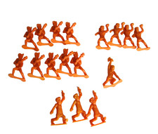 17 Vintage Imperial Prehistoric Cavemen Dinosaur Playset Toy Figure Lot 2"