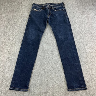 Diesel Herren Jeans Slim Skinny 32 32 Dark Wash Blau Indigo Stretch Sleenker