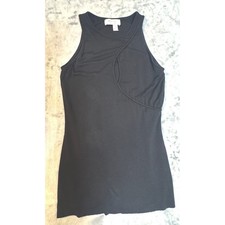 Bailey 44 Womens Black Sleeveless Cutout Wrap Tank Top XS Made in USA
