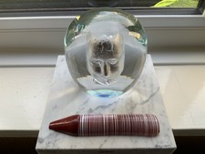 Kosta Boda Bertil Vallien Head In Sphere Art Glass