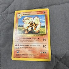 Arcanine 23/102 Pokemon TCG Set Base Illimitato Non Comune Come Nuovo