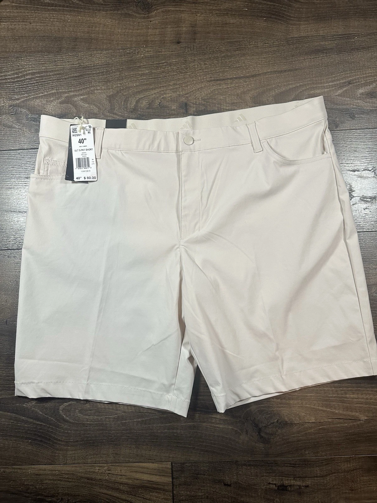 Adidas Shorts Mens Size 40 Go To 5 Pocket Chino Casual Golf Outdoor Light New