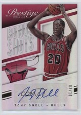 2014-15 Panini Prestige Bonus Shots Gold Premium 3/10 Tony Snell #31 Auto pu3