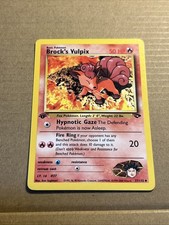 Pokémon TCG Brock's Vulpix Gym Challenge 1st Edition 37/132 NM Near Mint Card
