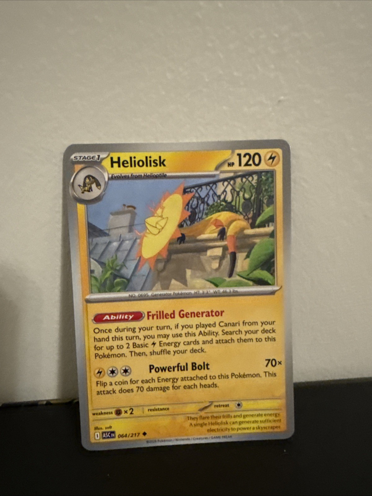 Heliolisk - 064/217 - Ascended Heroes ASC - Pokemon - NM/M English