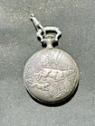Antique Pocket Watch Hunter Scene Elgin
