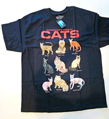 Hot Topic Cats Goodie Two Sleeves T-shirt Black MD