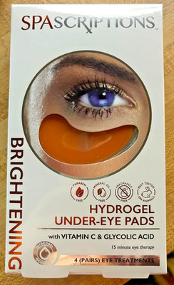 Spascriptions Hydrogel Under-eye Pads 4 Pairs In Box Brightening Eye Treatments