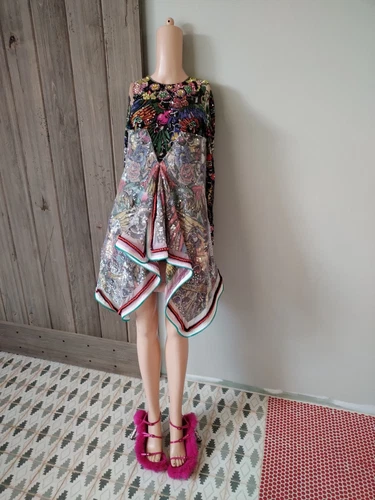 Abito paillettes DSQUARED2 RUNWAY IT 40 da collezione