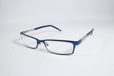 Sturmbrille 9OST027-4 Damen Blau Vollrand Metall Brille Brillengestell