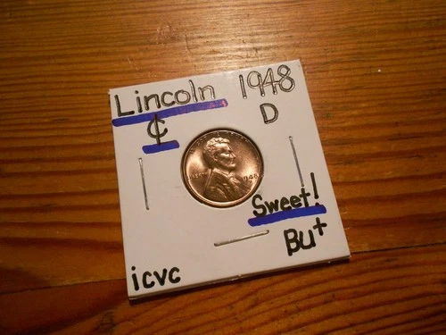 1948D Lincoln Cent BU+ BEAUTY!!!!! GREAT COLOR!!! SWEET!!!!