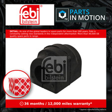 2x Anti Roll Bar Bushes fits BMW 320D E46 2.0D Rear 00 to 05 Suspension Febi