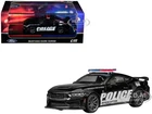 FORD MUSTANG DARK HORSE "POLICE" BLACK 1/64 BY CM MODEL CM64-DARKHORSE-PD01
