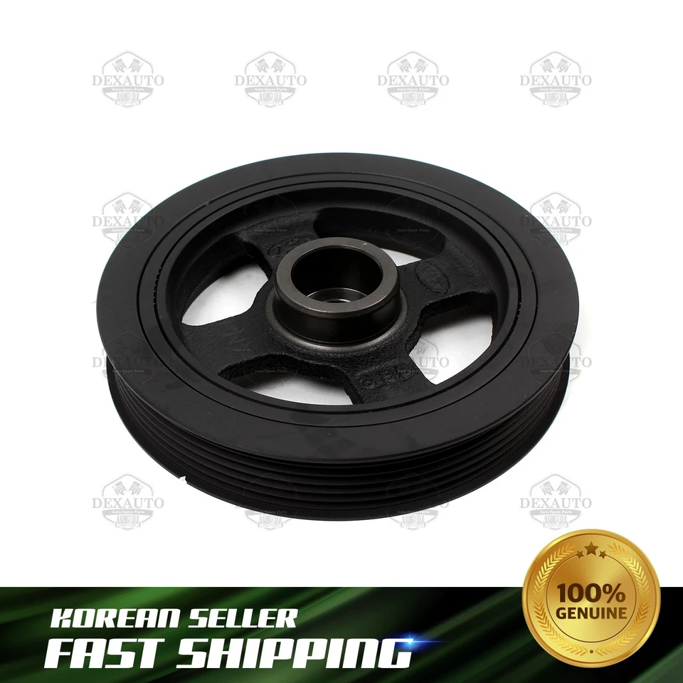 GENUINE 231242E000 Damper Pulley fits Hyundai Elantra 2011-20 Tucson 2014-2018 - Image 2 of 4