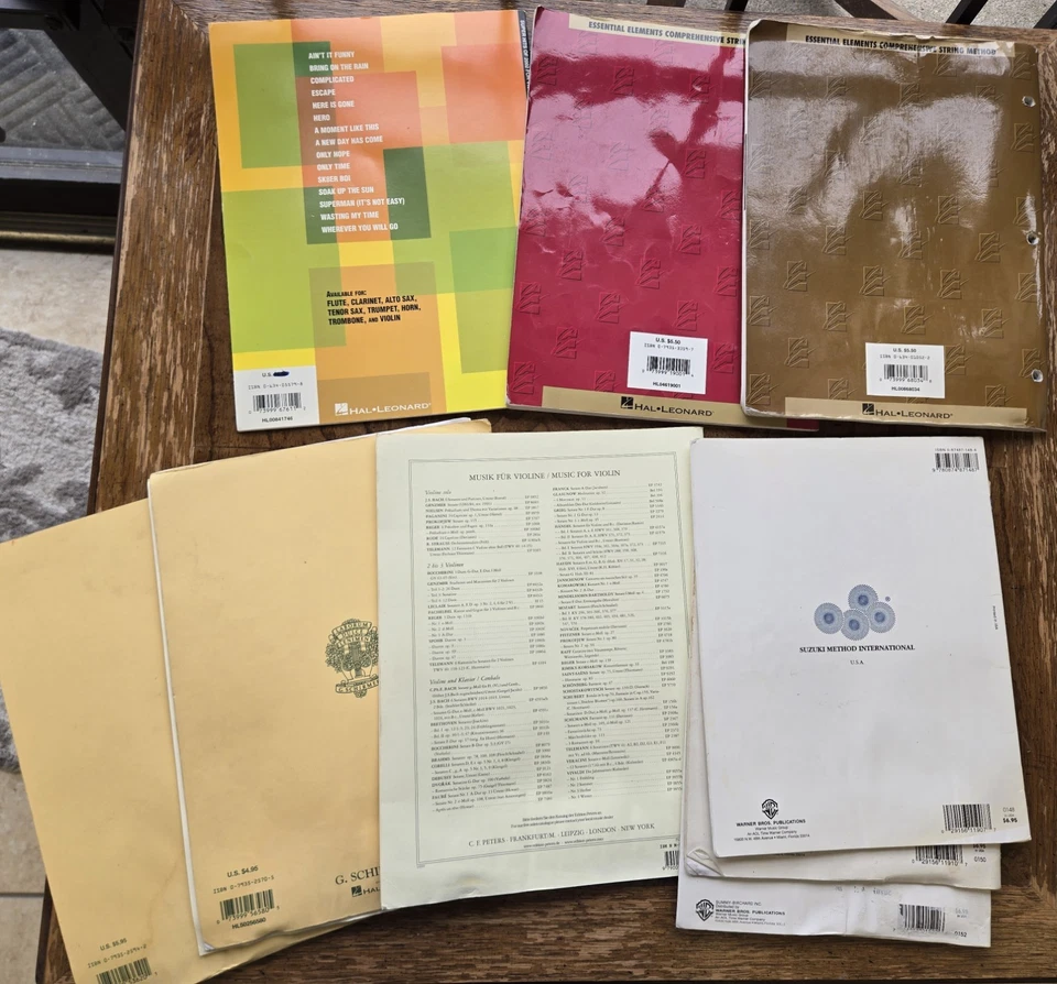 9 cancioneros de violín y cuerdas vintage arreglos de música y canciones Foto 2 de 4