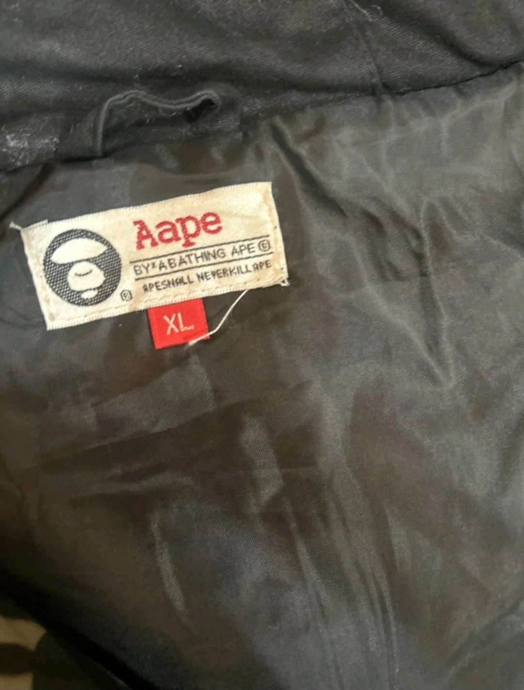 AAPE By A Bathing Ape 1st Camo Down Puffer Jacket XL Green Camo ASW2002A image 11