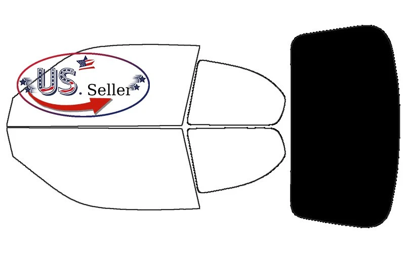 PreCut 2Ply Window Tint Film Kit For 2000-2006 Hyundai Accent 2 Door Hatchback - Image 3 of 4