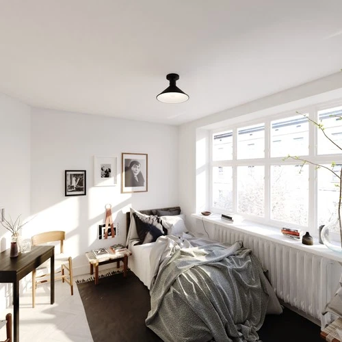 Vaxcel Lighting C0257 Akron 12"W Semi-Flush Ceiling Fixture - MultiColor - Picture 6 of 12