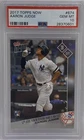 2017 TOPPS NOW #674 AARON JUDGE ROOKIE CARD RC PSA 10 GEM MINT YANKEES MVP