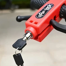 Mini Electric Vehicle Bike Anti-Theft Lock Set - Bicycle Brake Handlebar Grip