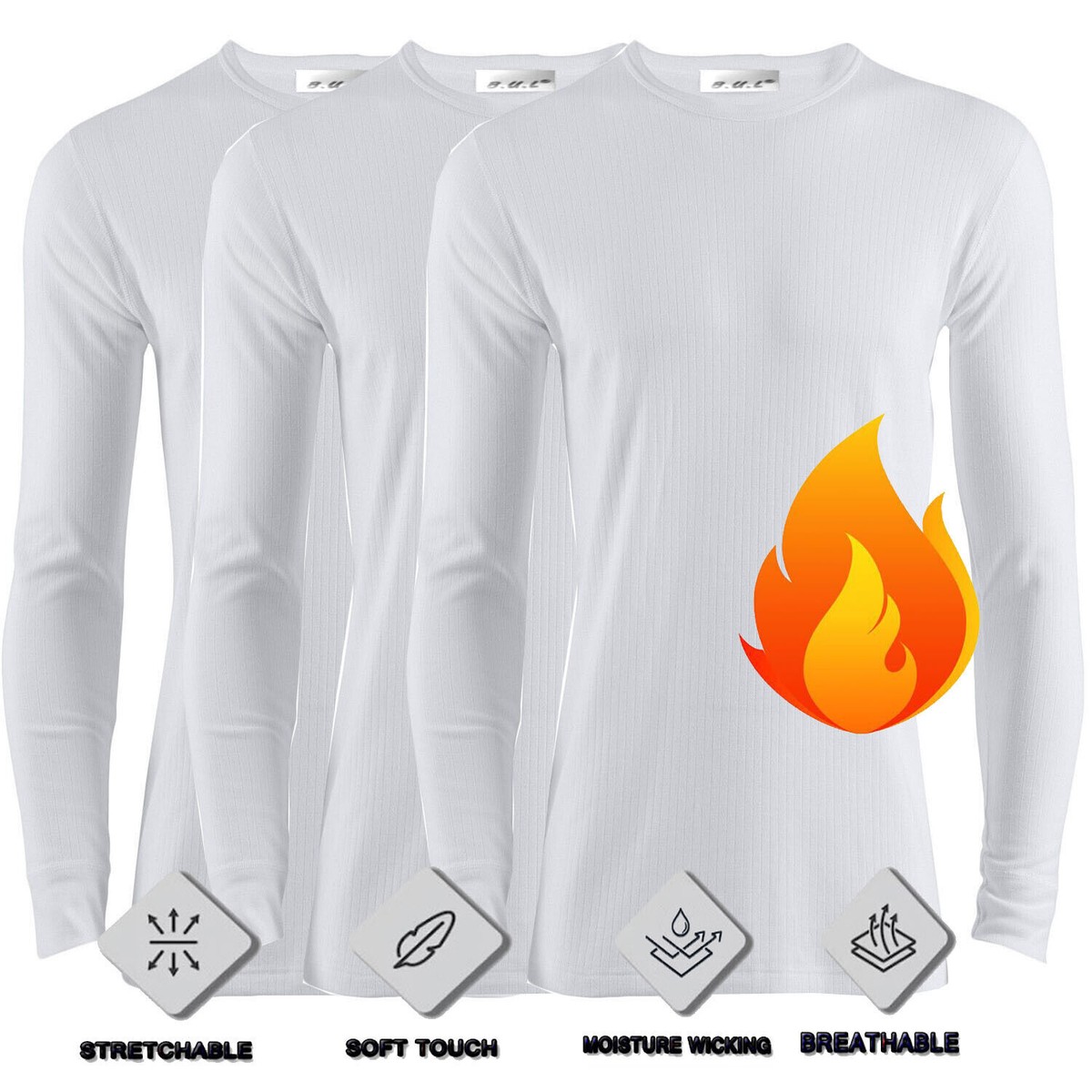 Pack of Men's Extreme Hot Tog Thermal Underwear Long Sleeve