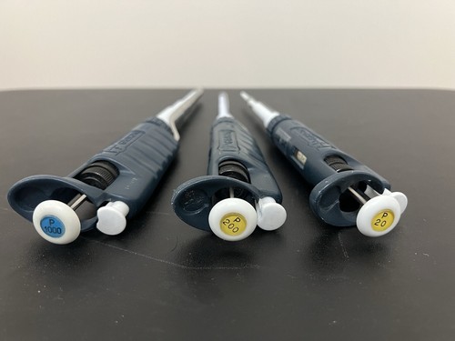 LAB STARTER KIT!!! GILSON PIPETMAN Pipette Set: P20 P200 P1000 - 第 1/4 張圖片