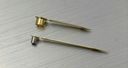 Lápiz de doble extremo delgado tubo largo dorado mano para 6497 Cortbert 616 Molnija 3601 - Imagen 2 de 5