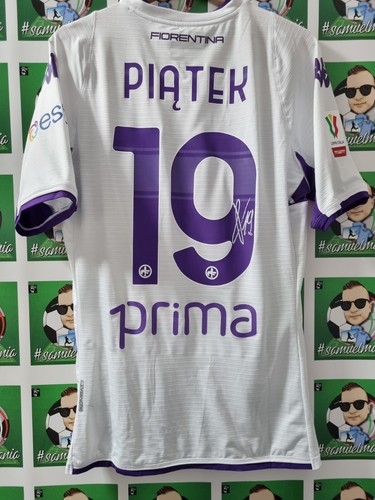 maglia Gara Fiorentina Pjatek Gara Match Camiseta Jersey Maillot - Foto 2 di 6
