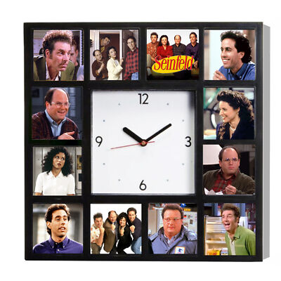 Seinfeld Cast Clock with 12 pictures Elaine George Kramer Jerry Newman TV  Show