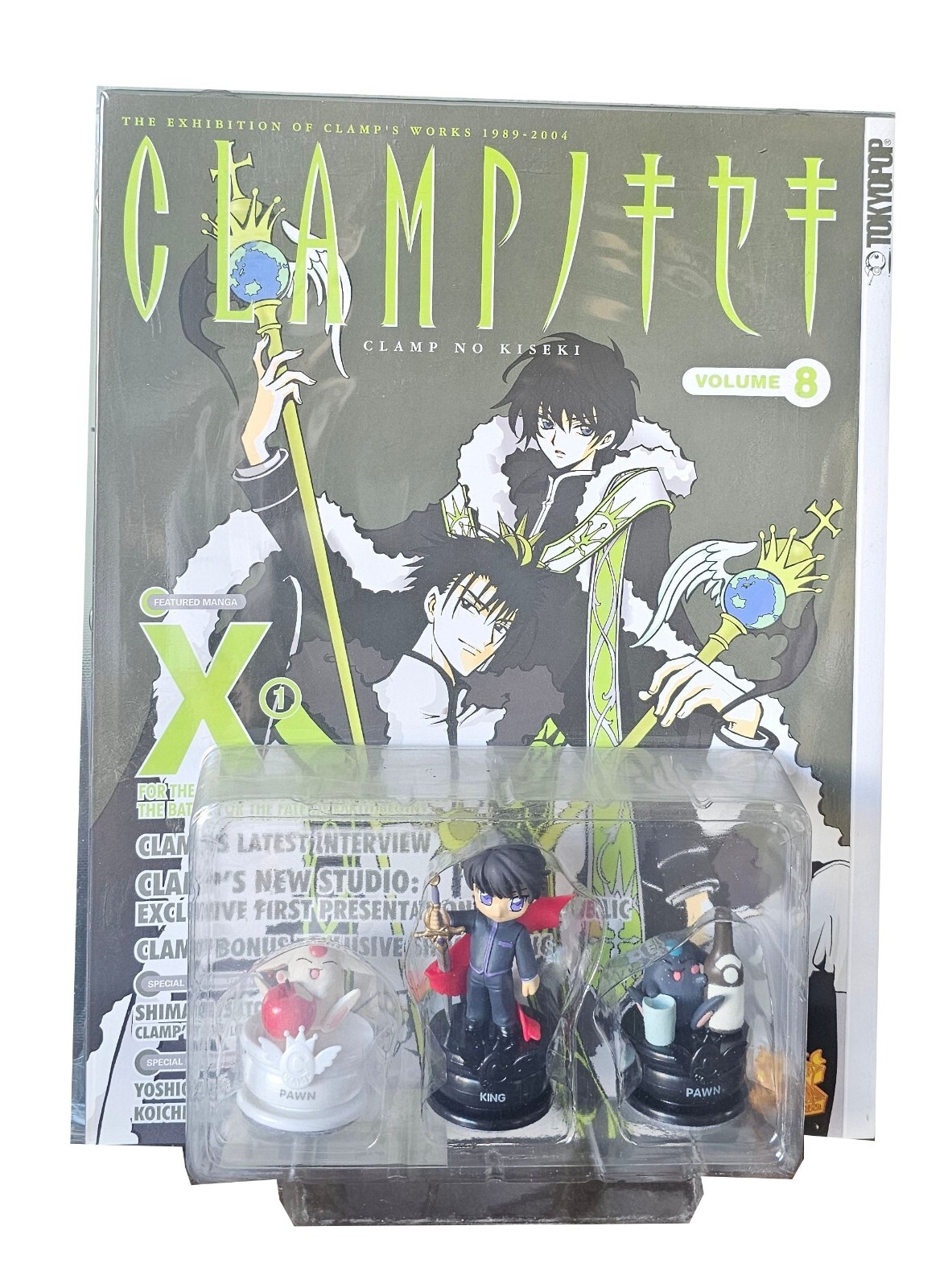 Tokyopop Clamp No Kiseki Vol. 8 X/1999 Камуи Сиро и белые/черные шахматы Мокона