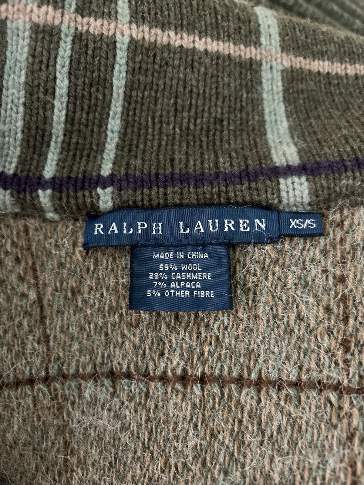 Ralph Lauren Cape Patchwork Cloak Toggle Poncho S… - image 10