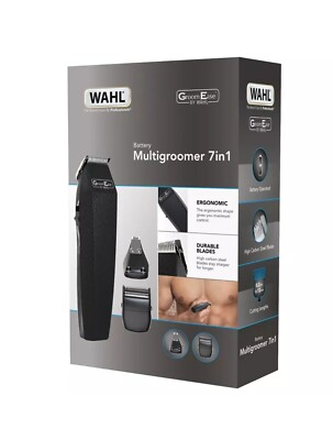 Wahl Bartschneider Haarschneidemaschine Akkubetrieben Multigroomer / 3 Köpfe.