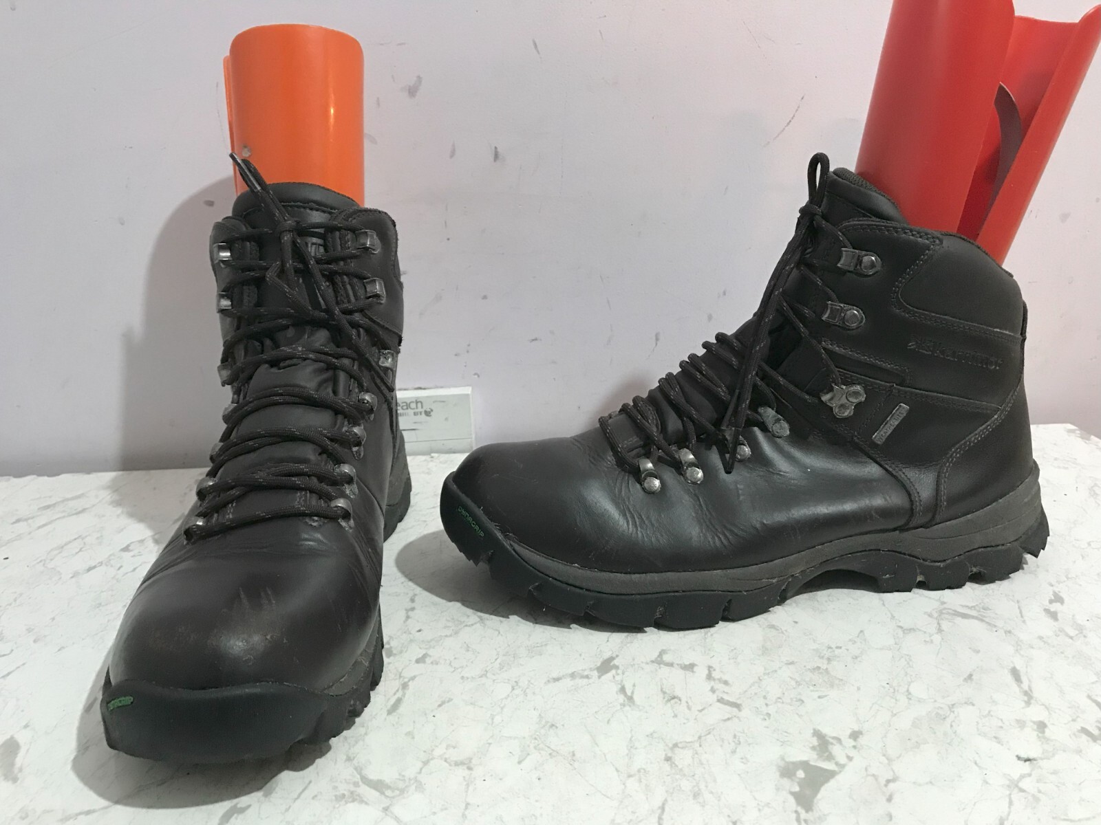 KARRIMOR GORE TEX GENUINE LEATHER BROWN WALKING HIKING SIZE 10 BOOTS