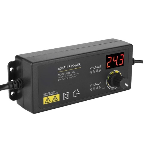 Adjustable Power Adapter AC/DC 3-36V Switching Universal 60W 1.7A Adapter Power - Picture 8 of 12
