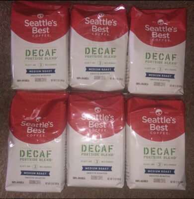 Pack Seattle's Best Decaffeinated Medium Roast Ground Coffee