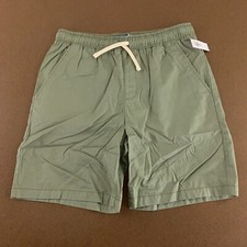 Old Navy Boys Size XXL 18 Plus Sage Green Twill Non-Stretch Jogger Shorts NWT