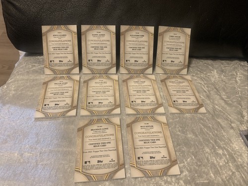 2023 TOPPS ALLEN & GINTER TOPPS TIER ONE BASEBALL MEMORABILIA RELIC BAT LOT(55) - Picture 8 of 24