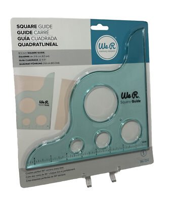 We R Memory Keepers 8.5 Inch Square Guide 660073 perfect For 90° Corners New
