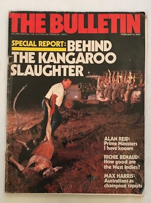 The Bulletin 1980 (Behind The kangaroo Slaughter) Magazine