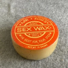 Vintage 1985 Original Dr. Zog's Sex Wax Surf Board Wax White NOS *Read*